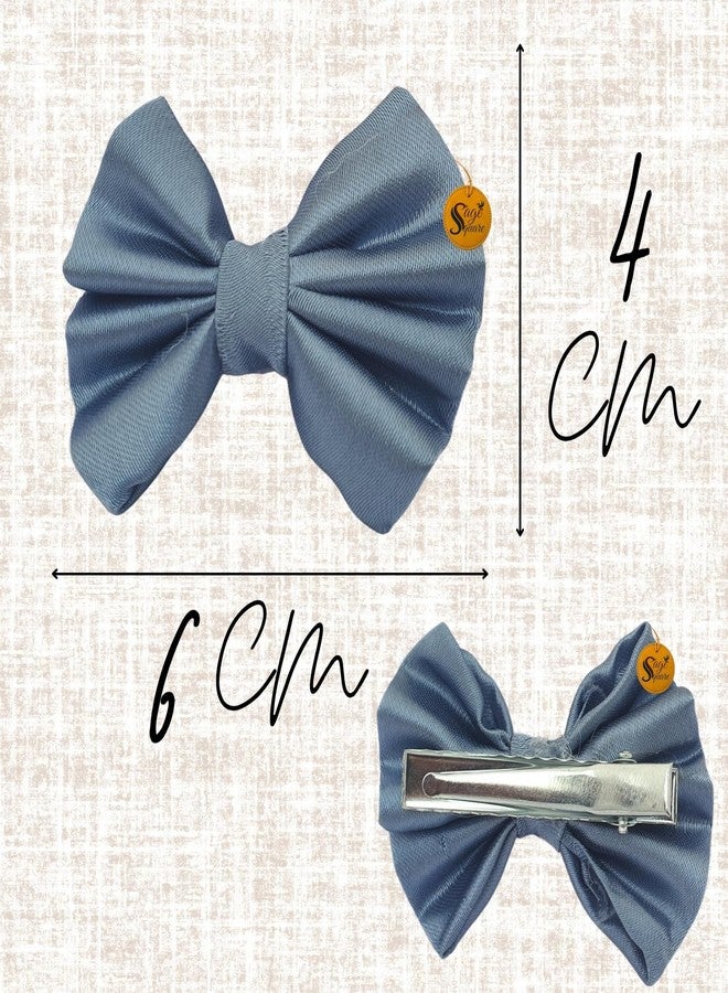 سايج سكوير مشابك شعر مربعة الشكل للحيوانات الأليفة من سيج | فيونكة يدوية الصنع للكلاب والقطط | فيونكة أنيقة على شكل عقدة علوية | إكسسوار فاخر للعناية بالحيوانات الأليفة | فيونكة شعر أنيقة لحفلات الزفاف والمهرجانات وأعياد الميلاد | هدية مثالية (أزرق فاتح) - Image 3